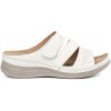 SEASTAR Light white flip-flops on a low wedge biela | šedá 37 SEASTAR 0000296814527