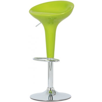 Autronic AUB-9002 LIM barová stolička, plast zelený/chróm