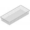 Drôtený policový kôš ELEMENT SYSTEM, 800 x 350 mm, sivý