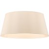 Duolla Tienidlo na lampu Cone výška 22,5 cm, chintz ecru/biela - 85585