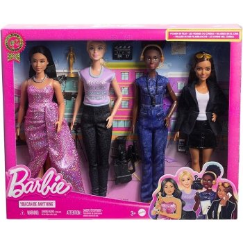 Mattel Barbie Sada 4ks panenek filmové povolání HRG54