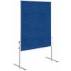 Moderačná tabuľa plstená 150x120 cm ECONOMY modrá neskl.