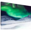 Obraz zelená polárna žiara