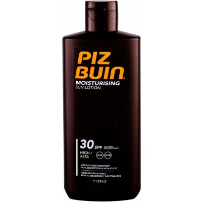 Piz Buin Moisturising Sun Lotion vodeodolný opaľovací prípravok SPF15 200 ml