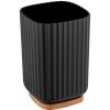 Wenko WENKO 25297100 - Kelímok na zubnú kefku ROTELLO 8,5x11 cm čierna/hnedá WE0239 + záruka 3 roky zadarmo + záruka 3 roky zadarmo