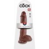King Cock King Cock 10 inch Balls hnědý