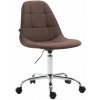 Kancelárske kreslo Reims látka, hnedá