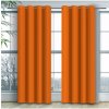 Hotový záves na kruhoch Heaven oranžový Oranžová 140x250 cm