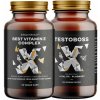 Sada doplňků stravy pro mužskou sílu a vitalitu Doplňky stravy - Testoboss + Best vitamin E Complex