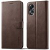 IMEEKE Peňaženkové Oppo A78 hnedé