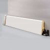 LOGOCLIC Soklová lišta K58 C, 2600 × 58 × 18 mm, MDF, biela matná, 9002K58C/Z001/0101/K001