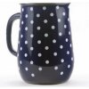 Kinekus Džbán 2,5L smaltovaný, modrý, biele bodky