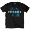 Deftones Tričko Static Skull Unisex Black 2XL