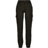 Ladies High Waist Cargo Pants black