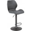Barová stolička Sonja, antracitová vintage látka
