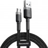 Baseus CAMKLF-CG1 USB do microUSB 1,5A, 2m, černý/šedý