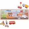 Bigjigs Toys Magnetické puzzle mesto