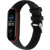 Xiaomi Mi Band 5/6 náhradný náramok - Textúrovaný Farba: Červená, Vzor: Lines MBSCz-5TLI05