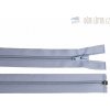 Zips špirálový 6mm deliteľný 40 cm svetlo modrý