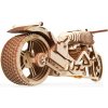 Ugears 3D drevené mechanické puzzle VM-02 Motorka (chopper)