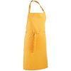 Premier Workwear Klasická zástera za krk PR150 Sunflower Pantone 136c 72 x 86 cm