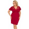 Nočná košieľka Donna Doris Plus bordó Farba: Bordó, Veľkosť: 6XL