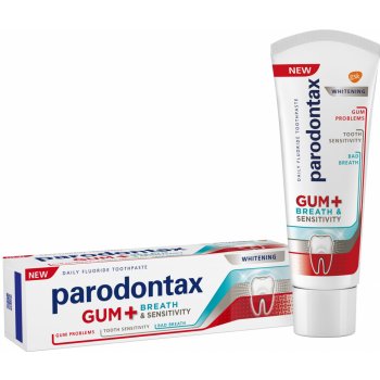 Parodontax Gum+Breath and Sensitivity Whitening 75 ml