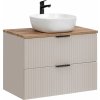 Súprava skrinka Comad Adel Cashmere ADEL CASHMERE 82-80-2S, umývadlo Comad Smile UM-6252SMILE40DP, BLAT UN. 89-80-B WOTAN