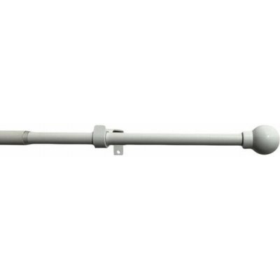 Záclonová súprava roztiahnuteľná Guľa 16/19 mm biela, 200 - 350 cm