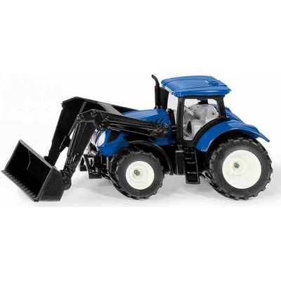 Siku Blister Traktor New Holland s p ným nakladačom červená 1:87