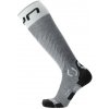 Lyžiarske ponožky UYN Lady Ski One Merino Grey Melange/White 39-41