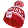 Čiapka FANATICS, DETROIT RED WINGS THRIVE CUFFED POM BEANIE Červená,Biela UNI