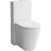 LAUFEN Kartell WC misa kombi Rimless s hlbokým splachovaním, Vario odpad, 370 x 660 mm, matná biela, H8243377572311