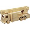 Woodcraft Drevené 3D puzzle hasiči
