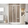 Ravak ASDP3-100 Sprchové dvere posuvné trojdielne 100x198 cm, white, Transparent 00VA01R2Z1