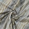 Kvalitex Bavlnená napínacia plachta 180x200cm prúžok sivobéžový