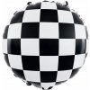 Balón fóliový Racing Car Vlajka v šachovnici
