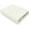 Baby Nellys Mušelínové prestieradlo do postieľky 60 x 120 cm Nature double Baby Nellys Smotanové