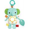 BRIGHT STARTS Hračka s melódiou na C krúžku slon Huggin' Lights ™0m+ 15x9x36 modrá
