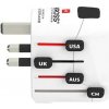 SKROSS cestovný adaptér PRO+ USB AC30PD, univerzálny, uzemnený, USB A+C 30W PD