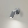 TK Lighting Nástenný reflektor Livia, sivý, 13 cm, kov, nastaviteľný, GU10 - 10223