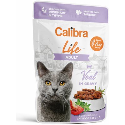 Calibra Life Cat Adult Veal 85 g