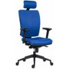 Kancelárska stolička GALA PLUS PDH SL 1580 SYN modrá BN3 + podrúčky AR08