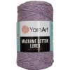 Špagát Macrame Cotton Lurex Fialová 734