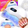 UV LED LAMPA NA NECHTY NA HYBRIDNÉ GÉLY LCD LED USB MANIKÚRA PEDIKÚRA VÝKONNÁ