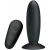 Mr Play - Anal Plug With Vibration Black Remote Control