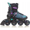 Raven Cande Black/Mint/Violet detské kolieskové korčule - EU 38-42