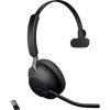 Jabra Evolve2 65 monaural telefón slúchadlá do uší Bluetooth mono čierna regulácia hlasitosti, Indikátor nabitia, Vypnutie zvuku mikrofónu; 26599-899-999