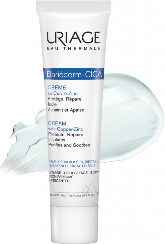 Uriage Bariéderm Cica Repairing Cream with Cu-Zn reparačný krém s obsahom medi a zinku 40 ml