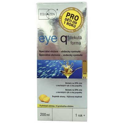 Eye q tekutá forma s príchuťou citrónu 200 ml